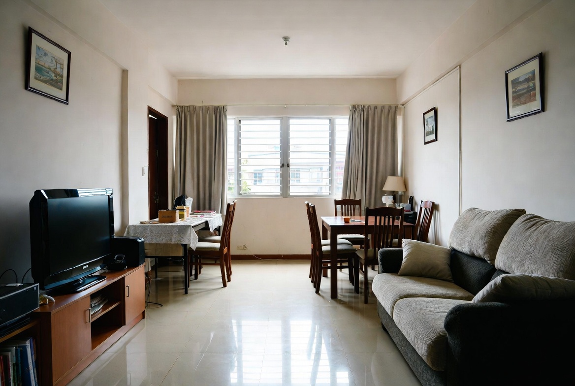 Post-gathering clean, tidied space